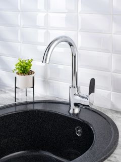 Смеситель для кухни РМС SL123BL-017F хром